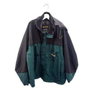 Vintage EPG Nautica Men's Black Green Jacket Extreme Performance Wear